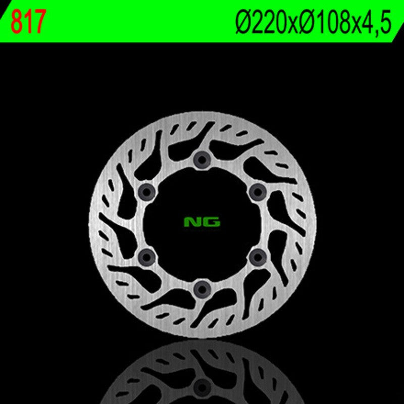 Disque de frein NG BRAKES rond fixe - ref 817