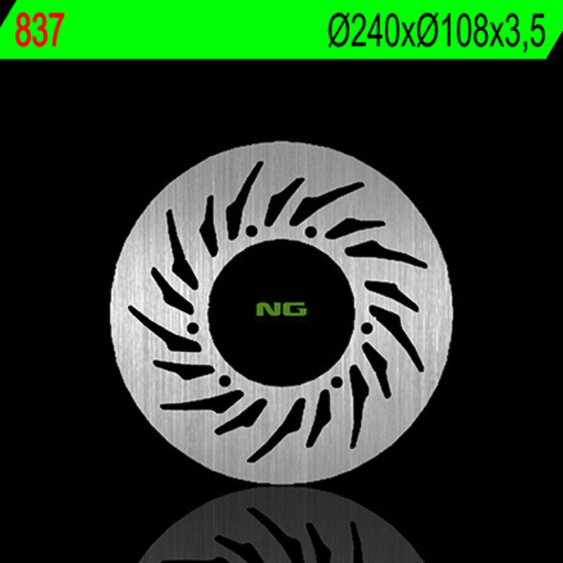 Disque de frein NG BRAKES rond fixe - ref 837