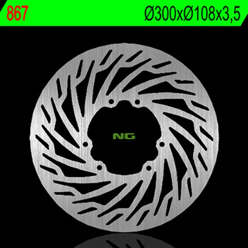 Disque de frein NG BRAKES rond fixe - ref 867