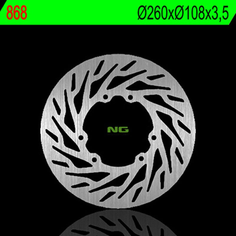 Disque de frein NG BRAKES rond fixe - ref 868