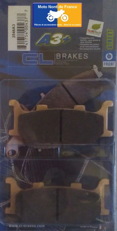 Plaquettes Carbone Lorraine de frein avant - Yamaha 125 SR 1997-2003