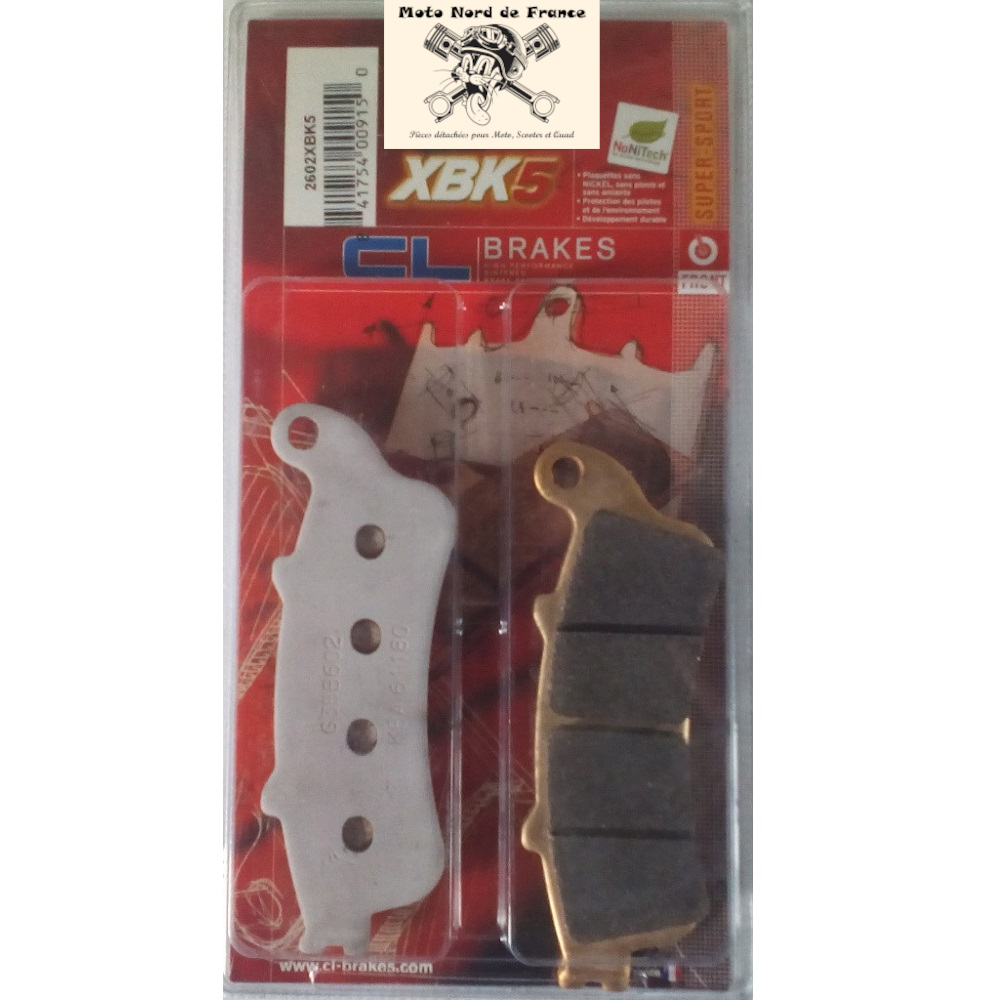 Plaquettes Carbone Lorraine type 2602 XBK5