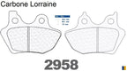 Plaquettes Carbone Lorraine de frein avant - Harley Davidson 1450 Fat Boy 2000-2006