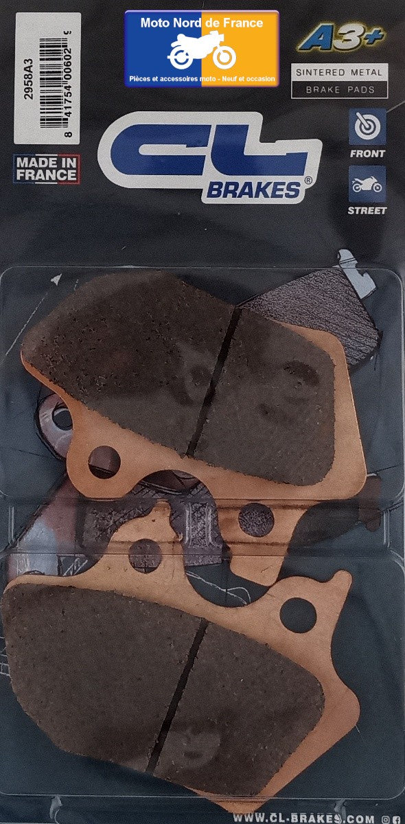 Plaquettes Carbone Lorraine de frein avant - Harley Davidson 1450 Fat Boy 2000-2006