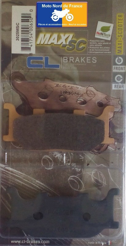 Plaquettes de frein Carbone Lorraine type 3025 MSC