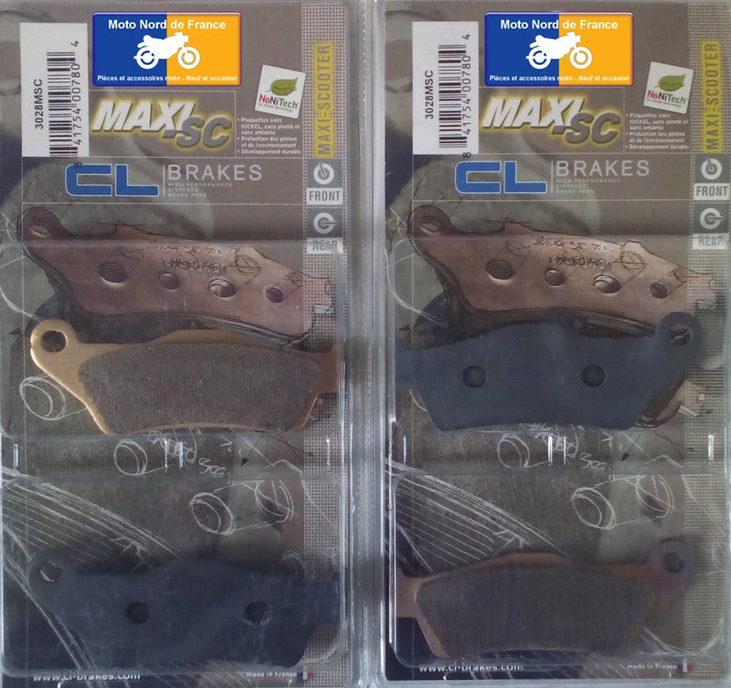 Plaquettes Carbone Lorraine de frein avant - Piaggio 500 X9 Evo 2003-2006