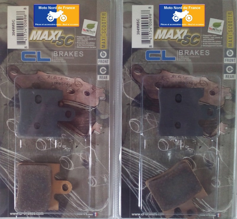 Plaquettes Carbone Lorraine de frein avant - Sym 500 GT 2004-2007