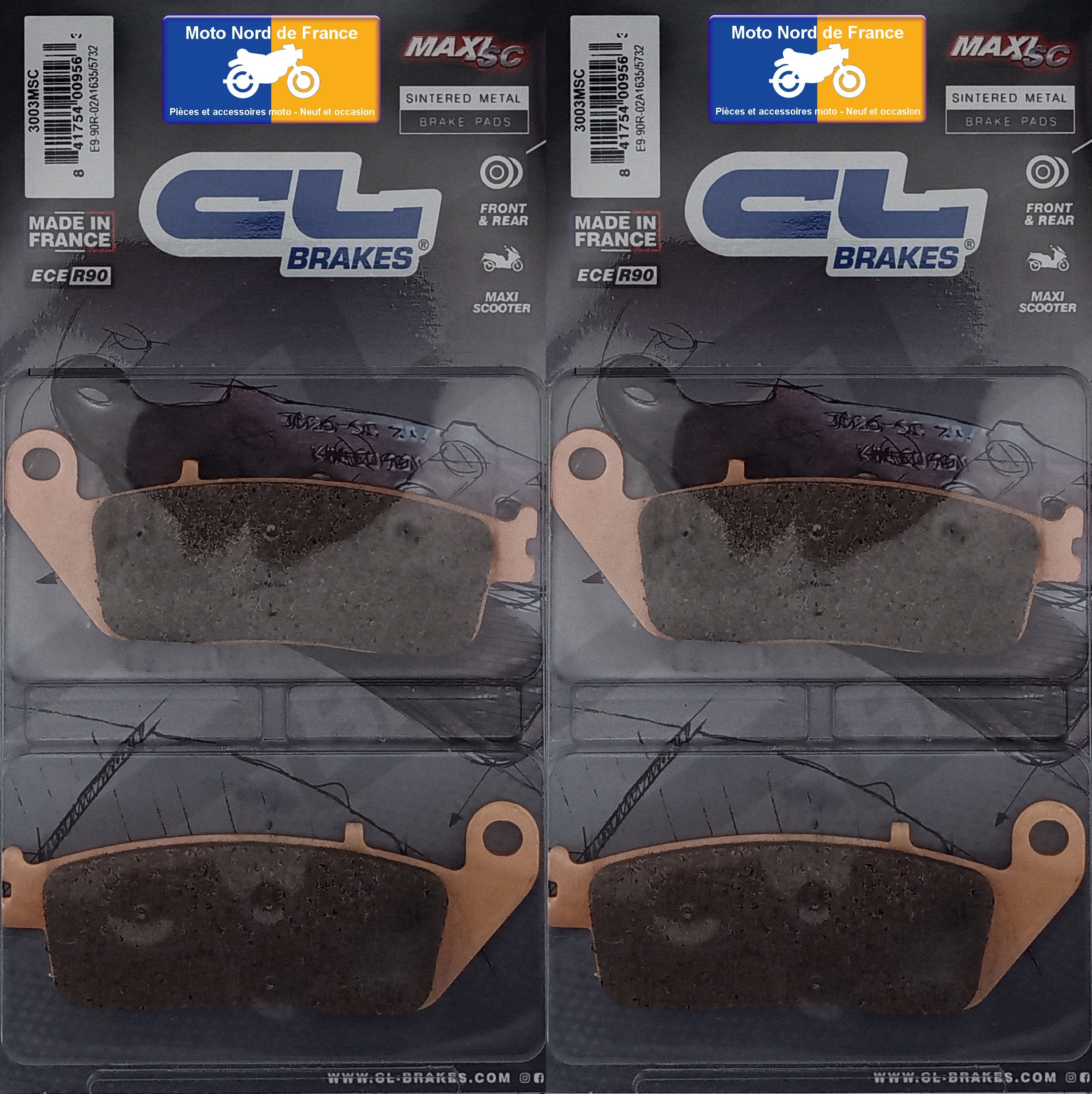 Carbone Lorraine front brake pads for BMW C 600 Sport 2012-2016