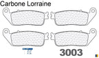 Carbone Lorraine front brake pads for Peugeot Geopolis 300 GT 2014-2016