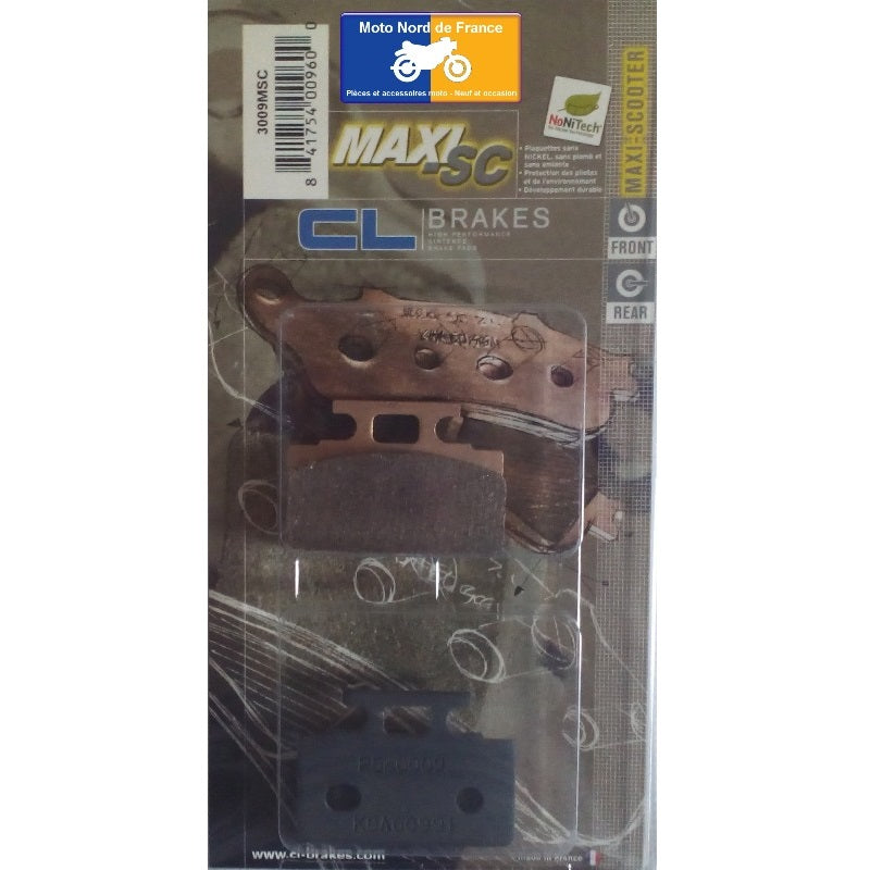 Carbone Lorraine brake pads type 3009 MSC