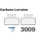 Plaquettes de frein Carbone Lorraine type 3009