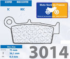 Plaquettes Carbone Lorraine de frein avant - Kymco 50 ZX12 2006+