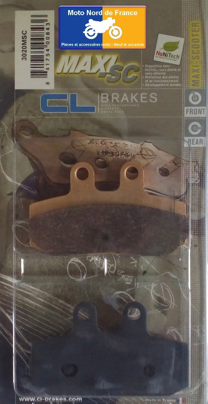 Plaquettes de frein Carbone Lorraine type 3020 MSC