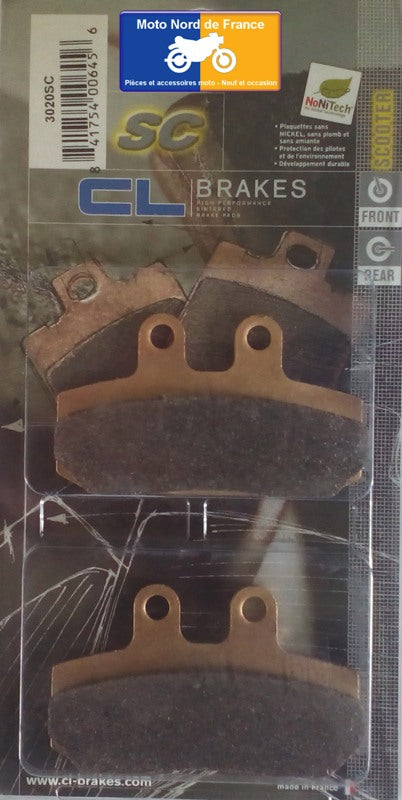 Plaquettes de frein Carbone Lorraine type 3020 SC
