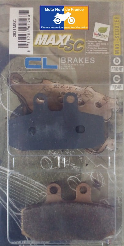Plaquettes de frein Carbone Lorraine type 3021 MSC