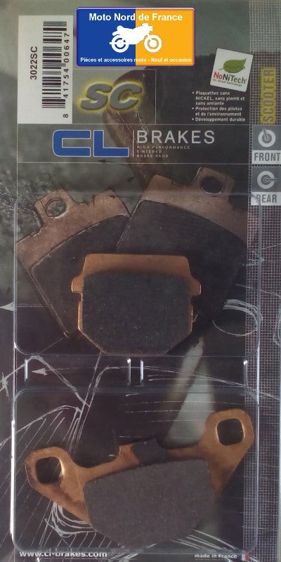 Plaquettes de frein Carbone Lorraine 3022SC