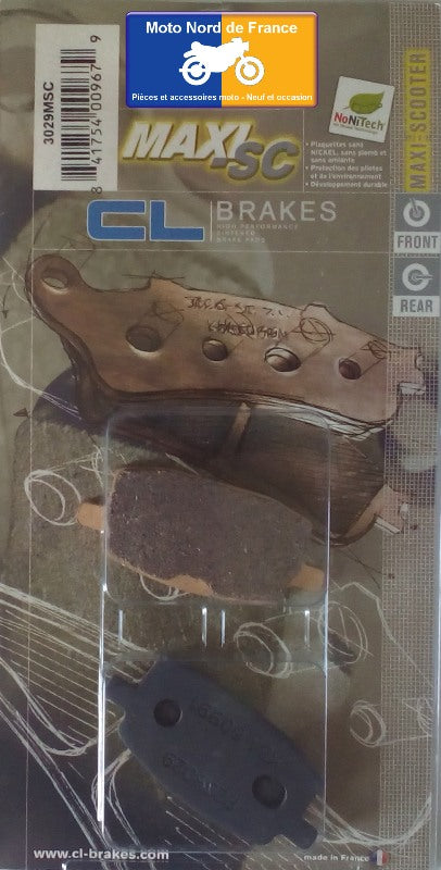 Plaquettes de frein Carbone Lorraine type 3029 MSC