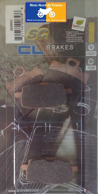 Plaquettes de frein Carbone Lorraine type 3029 SC
