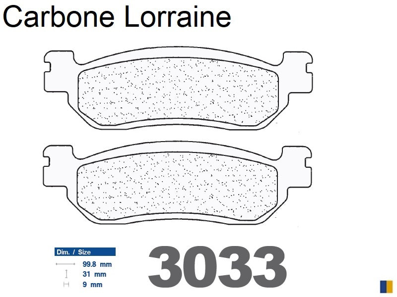 Carbon Lorraine rear brake pads - MBK 250 Skyliner 1999-2002