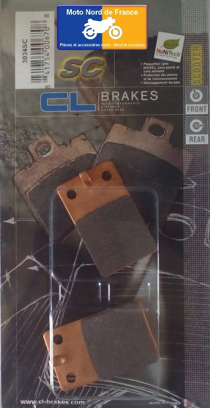Plaquettes Carbone Lorraine de frein avant pour Gilera 50 503 1991+