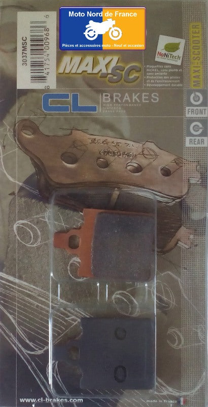 Plaquettes Carbone Lorraine de frein avant - Kymco 125 Freeway 1993-1995