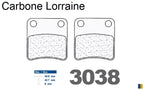Plaquettes Carbone Lorraine de frein avant - Sym 125 Orbit 2008-2009