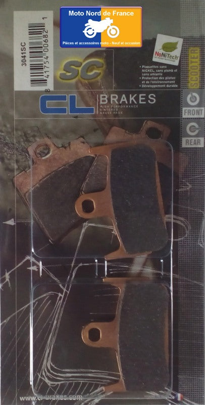 Plaquettes de frein Carbone Lorraine type 3041 SC
