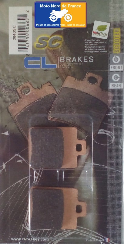 Plaquettes Carbone Lorraine de frein arrière - Gilera 50 Runner SP 2001+