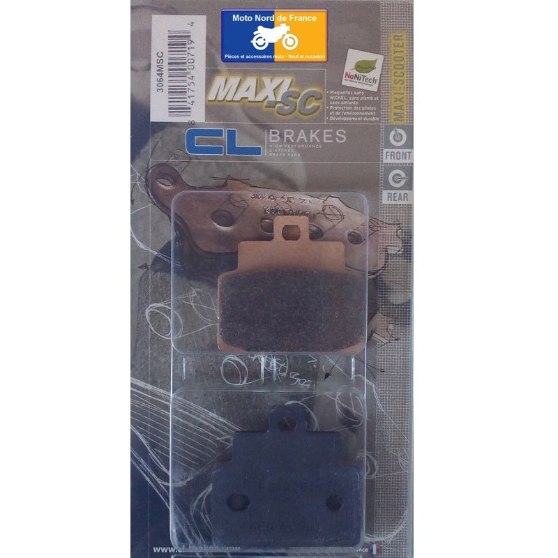 Plaquettes Carbone Lorraine de frein avant - Aprilia 150 SR 2000+