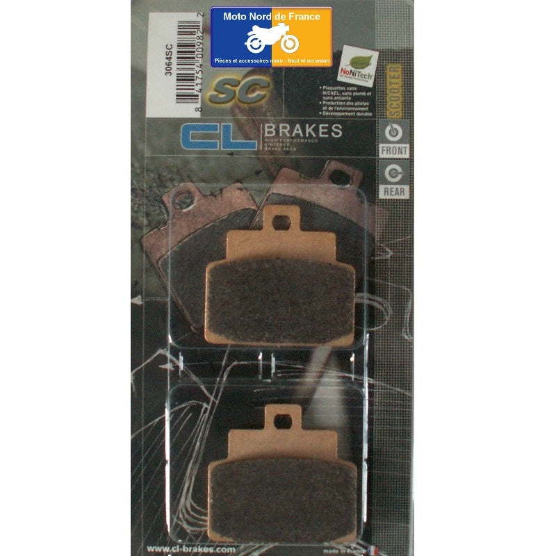 Plaquettes de frein Carbone Lorraine type 3064SC