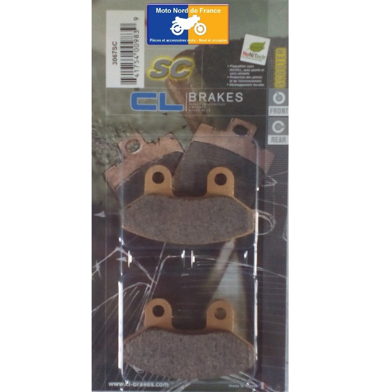 Plaquettes Carbone Lorraine de frein avant - Sym 50 RS 2004-2009