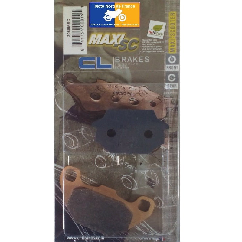 Carbon Lorraine rear brake pads - Sym 200 Joyride 2003-2007