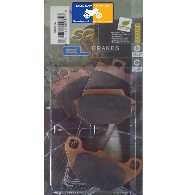 Plaquettes Carbone Lorraine de frein avant - Kymco 50 People 1999+
