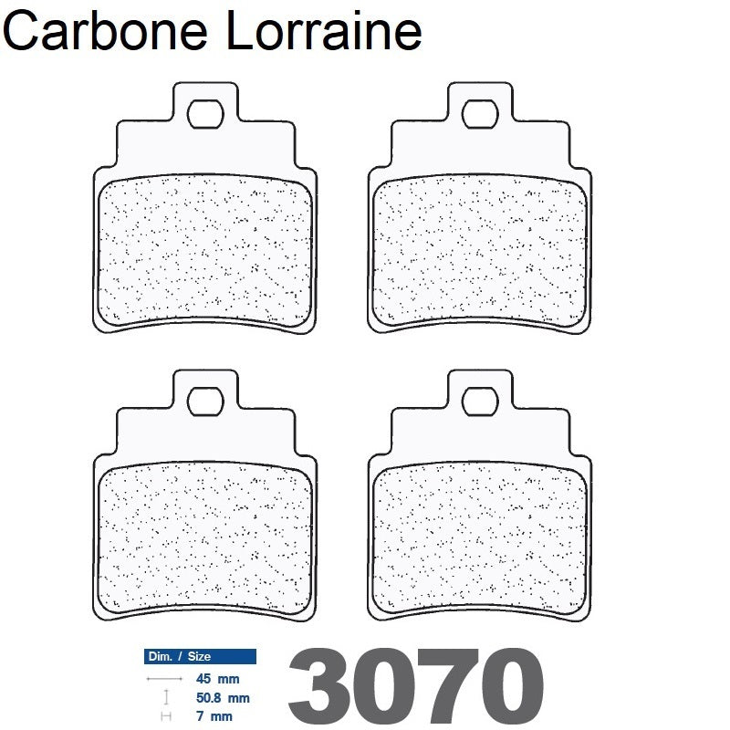 Carbon Lorraine front brake pads for Sym GTS 250 Joymax 2006-2010