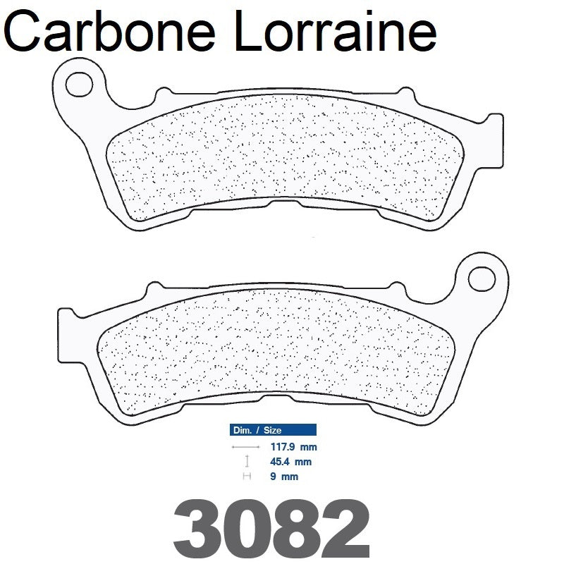 Plaquettes Carbone Lorraine de frein avant - Honda NC 700 Integra 2012-2013