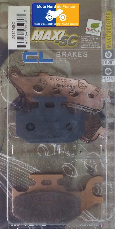 Plaquettes de frein Carbone Lorraine type 3090 MSC