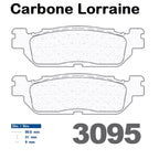 Plaquettes Carbone Lorraine de frein arrière - MBK 125 Skycruiser ABS 2011-2013