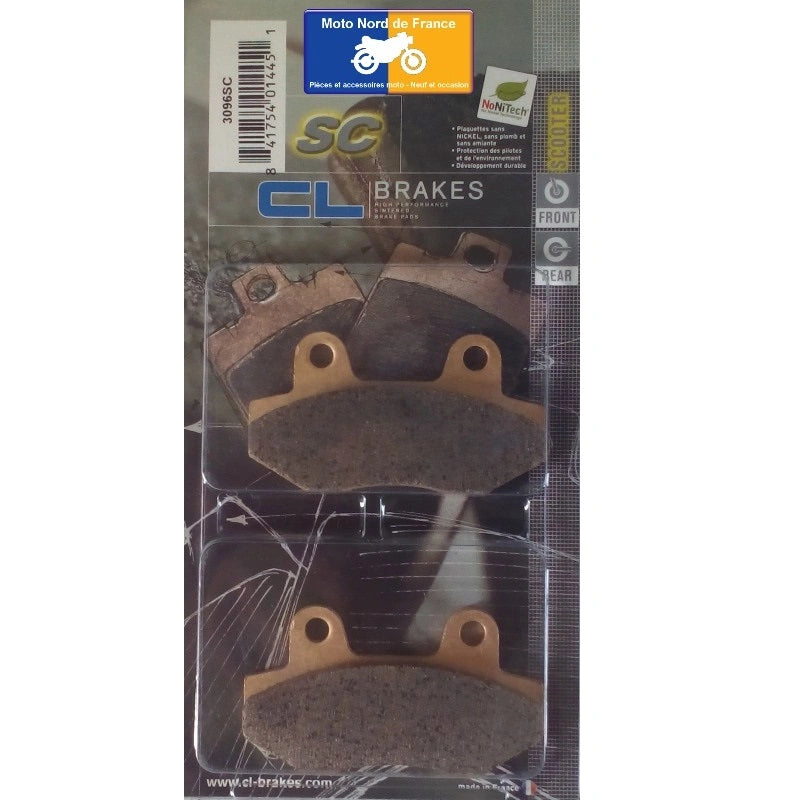 Plaquettes Carbone Lorraine de frein avant - Kymco 100 / 110 Spike 2000-2006