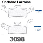 Plaquettes Carbone Lorraine de frein avant - MBK 125 X-Over 2010+