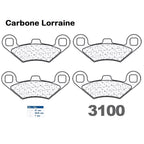Carbon Lorraine front brake pads - Peugeot 400 Metropolis 2013-2019