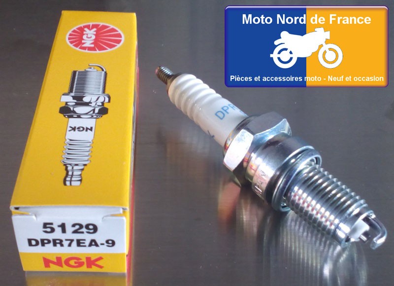 Bougie d'allumage NGK type DPR7EA-9 (5129)