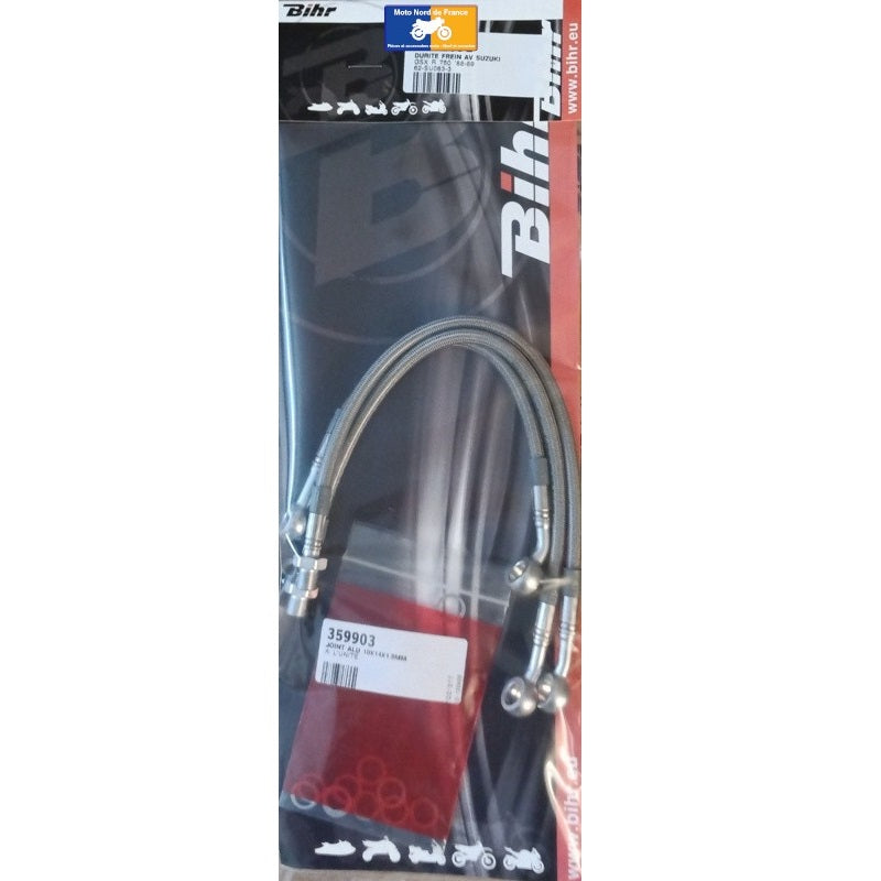 Durites aviation de frein avant pour Suzuki 750 GSXR 1988-1989