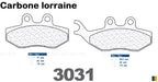 Plaquettes de frein Carbone Lorraine type 3031 MSC