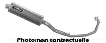 Ligne complète GIANNELLI Maxi Oval nichrom Yamaha XP 500 T-Max /ABS 2001-2007