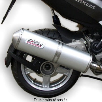 Silencieux GIANNELLI Maxi Oval - Gilera Fuoco 500 ie 2007-2013