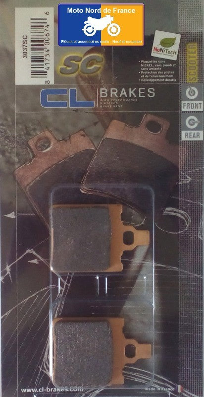 Plaquettes de frein Carbone Lorraine type 3037 SC
