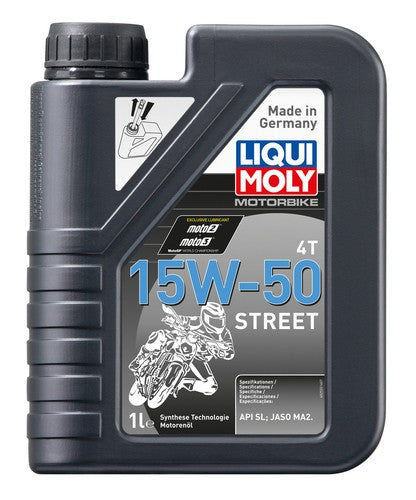 Huile moteur Liqui Moly 4 temps 15W50 Street - 1 litre