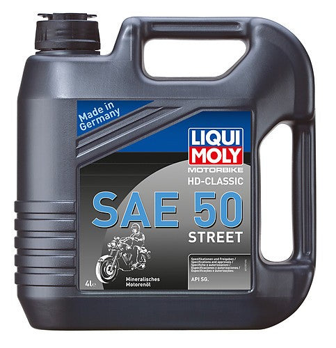 Huile moteur Liqui Moly 4 temps SAE 50 HD classic - 4 litres