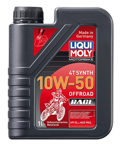 Huile moteur 4 temps 10W50 Tout-terrain Race 1 litre