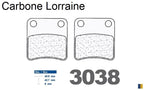Plaquettes de frein Carbone Lorraine type 3038 SC